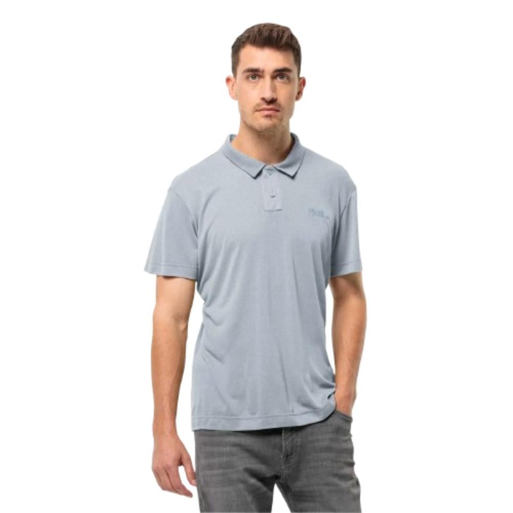 Jack Wolfskin Pikeh Polo M 1809731-1409 Mavi Tişört