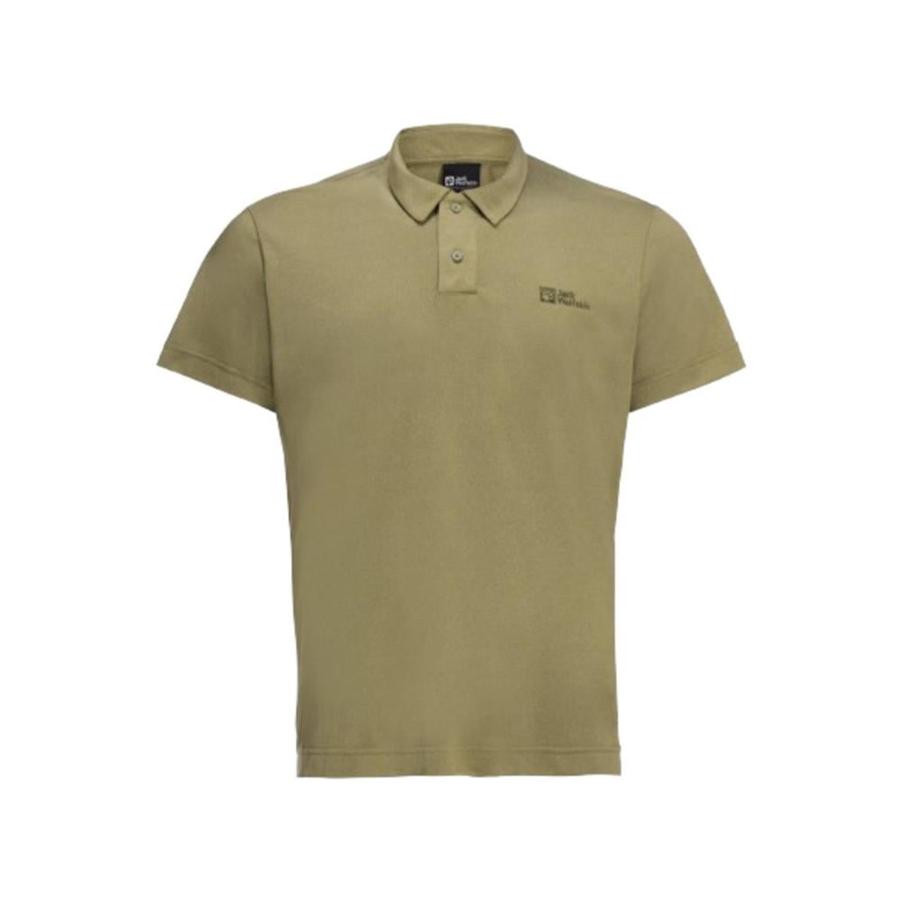 Jack Wolfskin Pikeh Polo M 1809731-4511 Haki Tişört