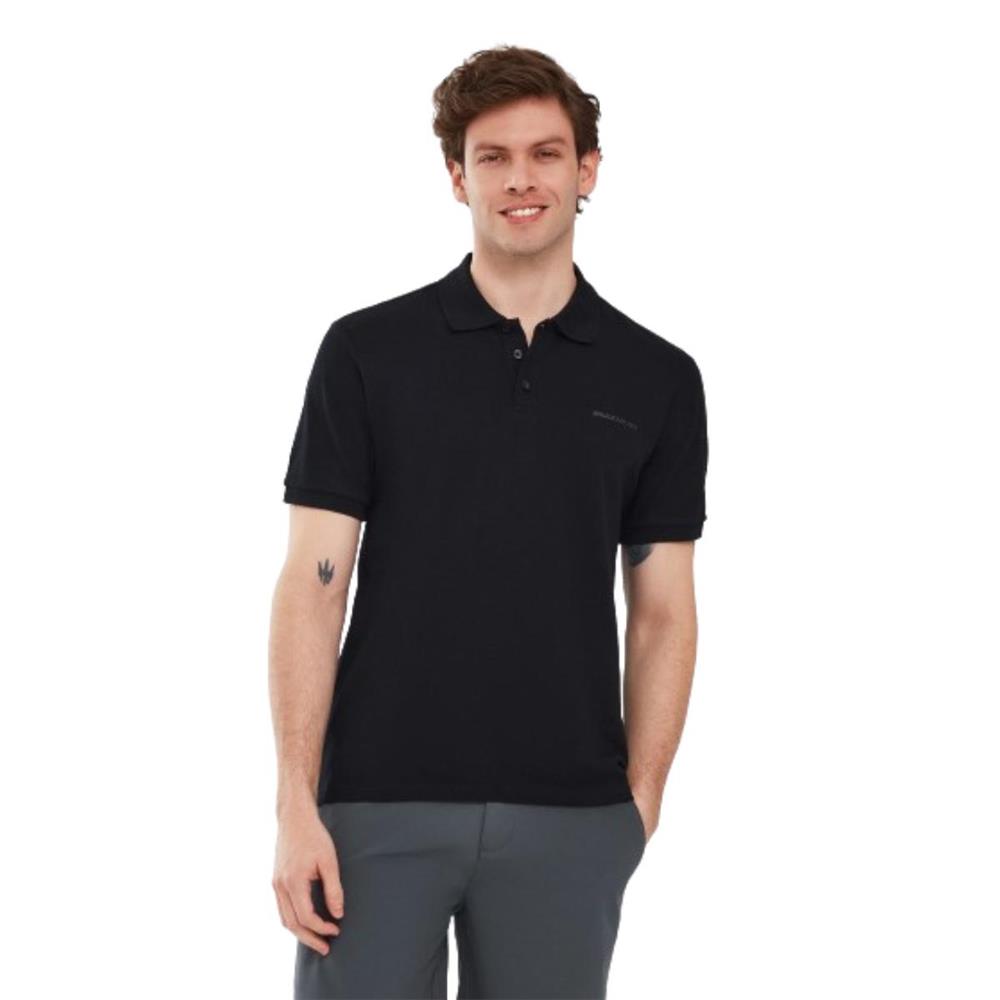 Skechers Polo M Short Sleeve Polo S211800-001 Siyah Tişört