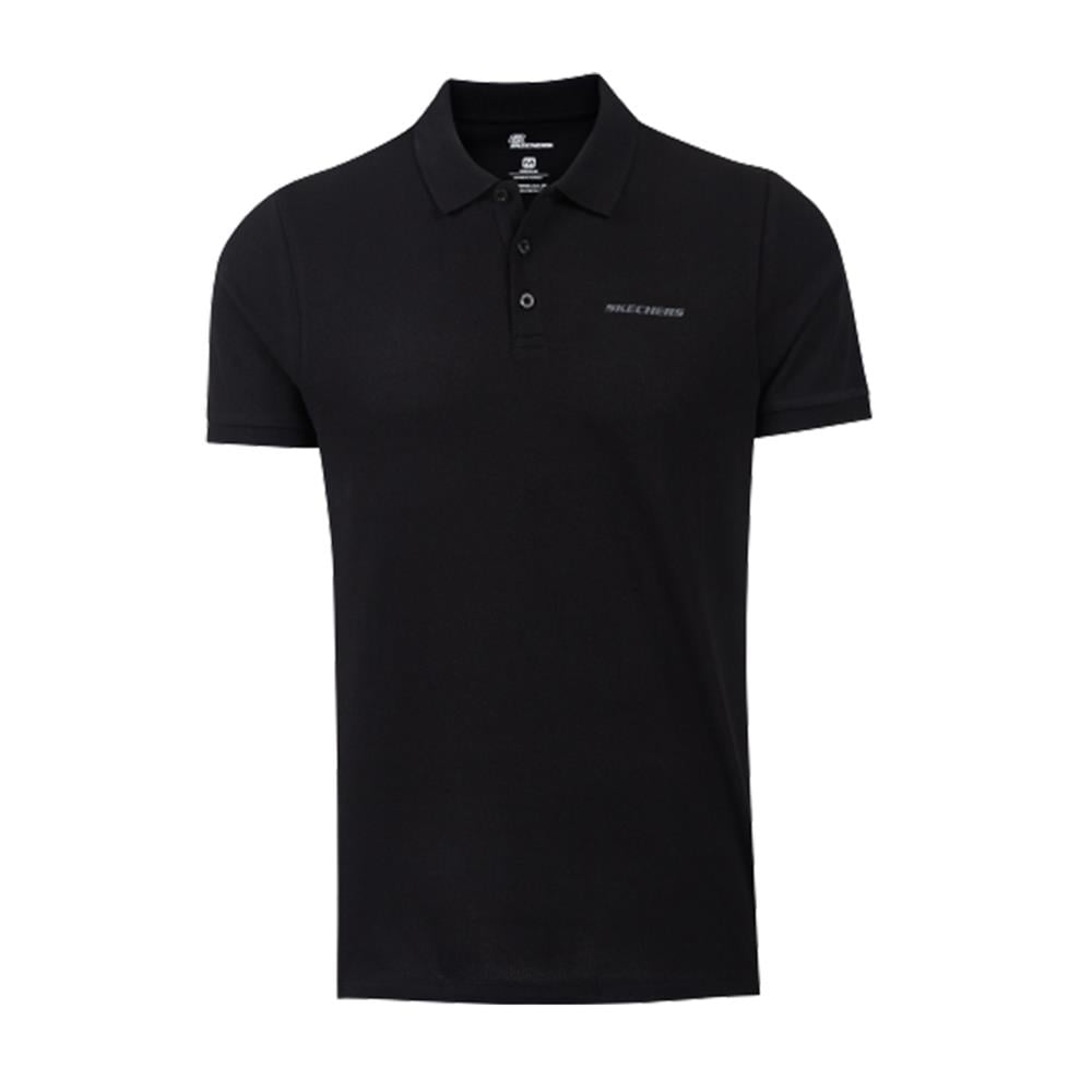 Skechers Polo M Short Sleeve Polo S211800-001 Siyah Tişört