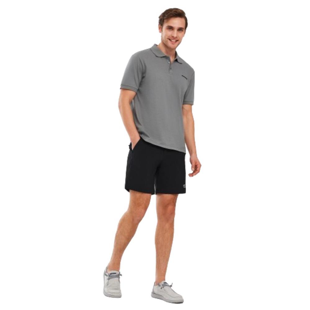 Skechers Polo Shirt M Short Sleeve S211800-003 Gri Tişört