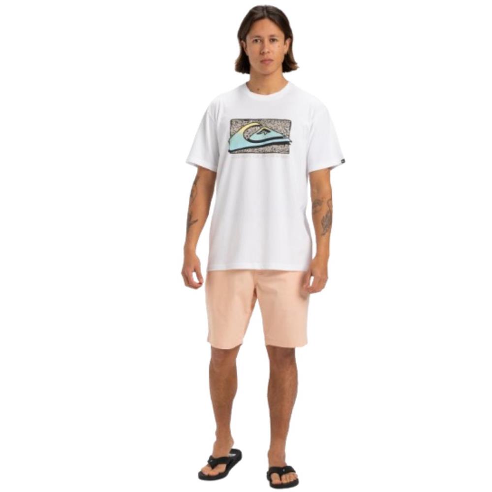 Quiksilver Retro Fade Ss EQYZT08058-908 Beyaz Tişört