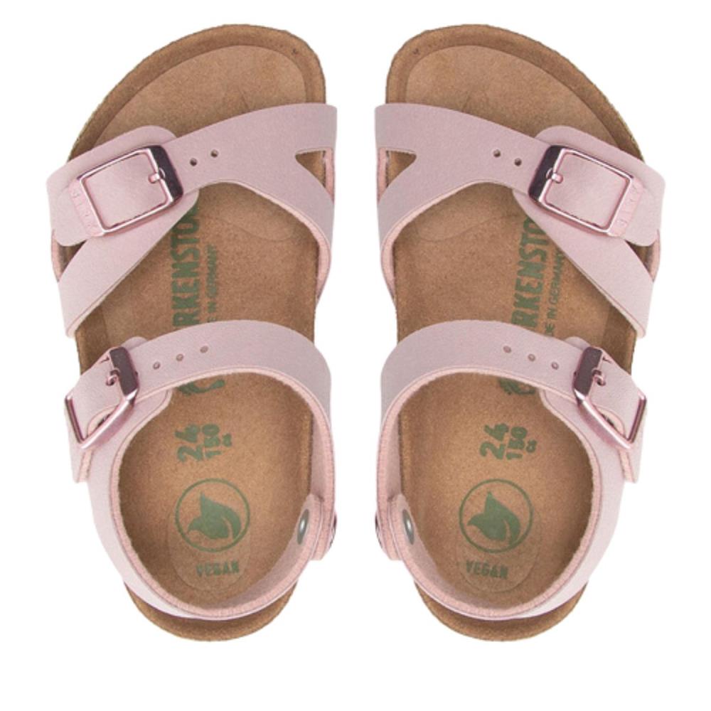 Birkenstock Rio Kids BF Earthy Vegan 1023433 Pembe Sandalet