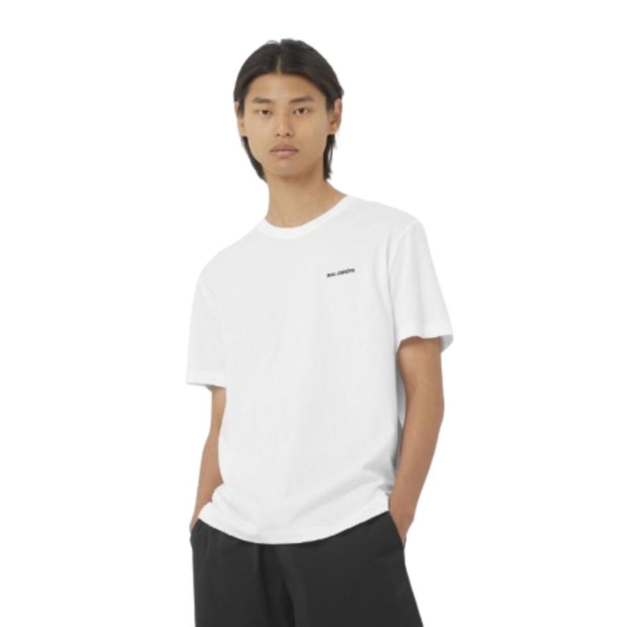 Salomon Salomon Logo Tee M LC2526400 Beyaz Tişört