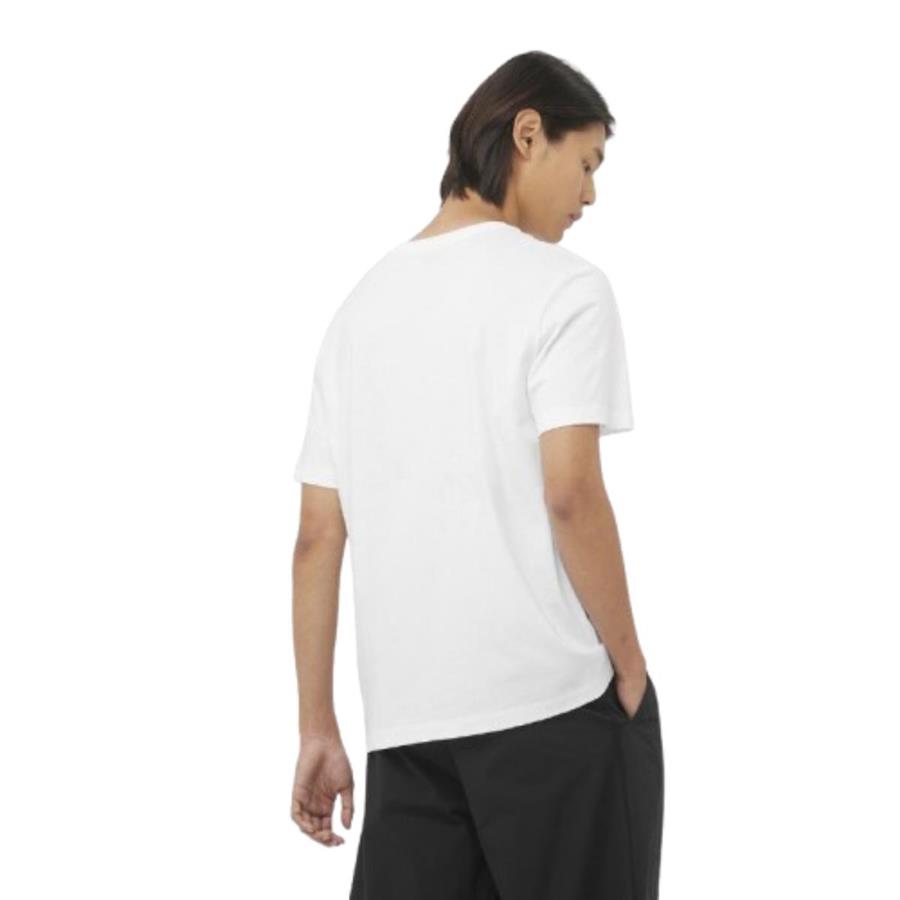 Salomon Salomon Logo Tee M LC2526400 Beyaz Tişört