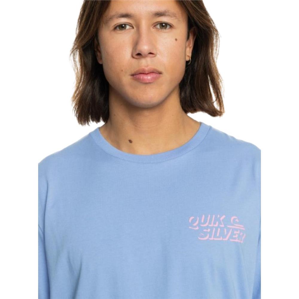 Quiksilver Shadow Knock EQYZT07665-34051 Mavi Tişört