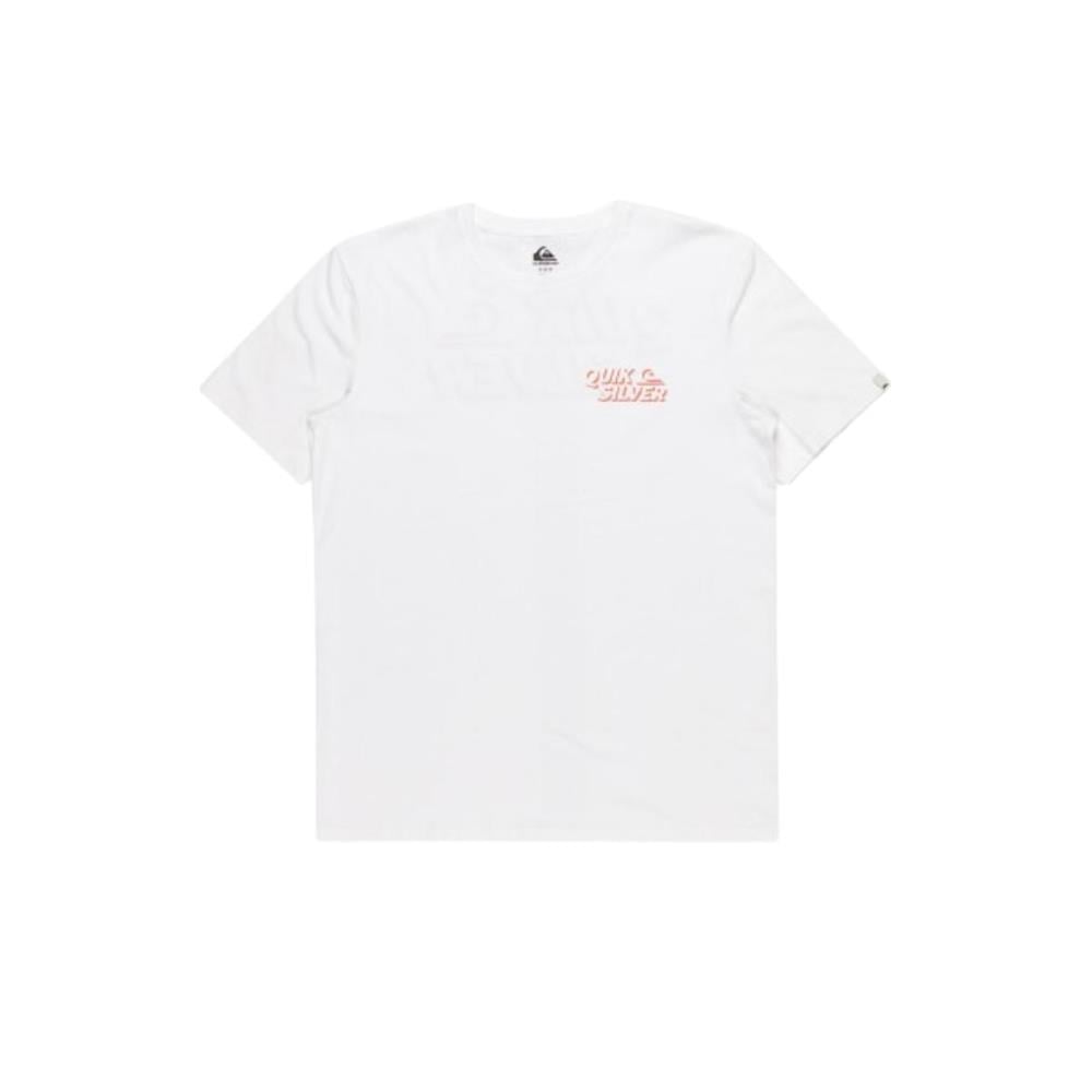 Quiksilver Shadow Knock EQYZT07665-10 Beyaz Tişört