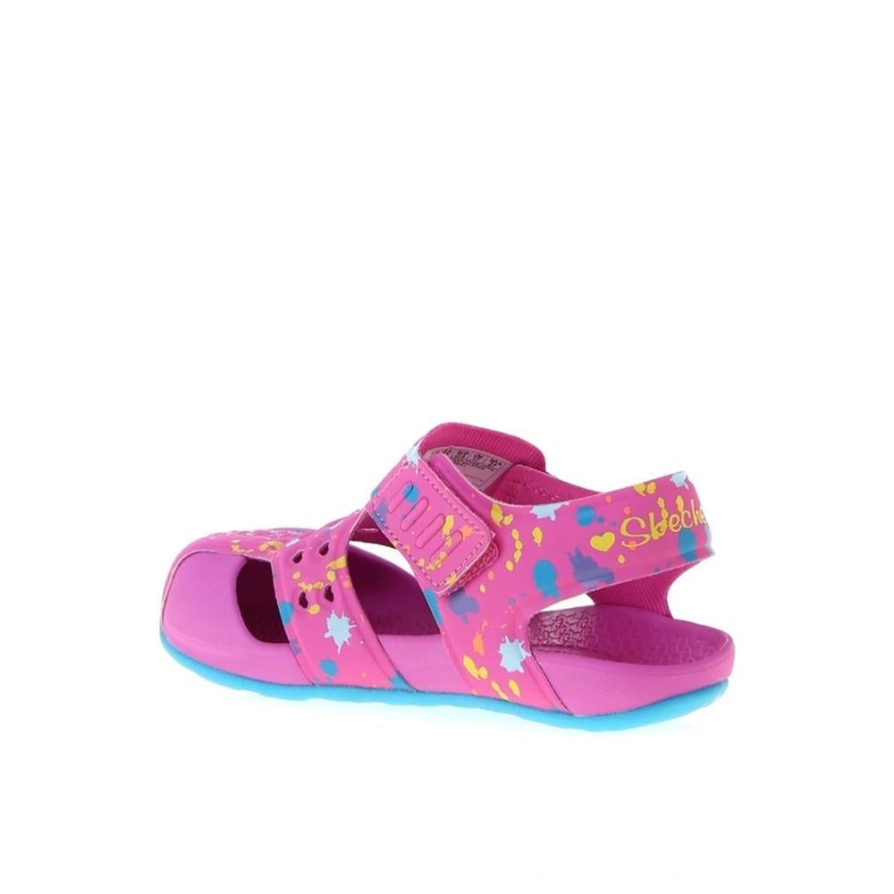 Skechers Side Wave - Lil Painter 86428L-HPTQ Pembe Sandalet