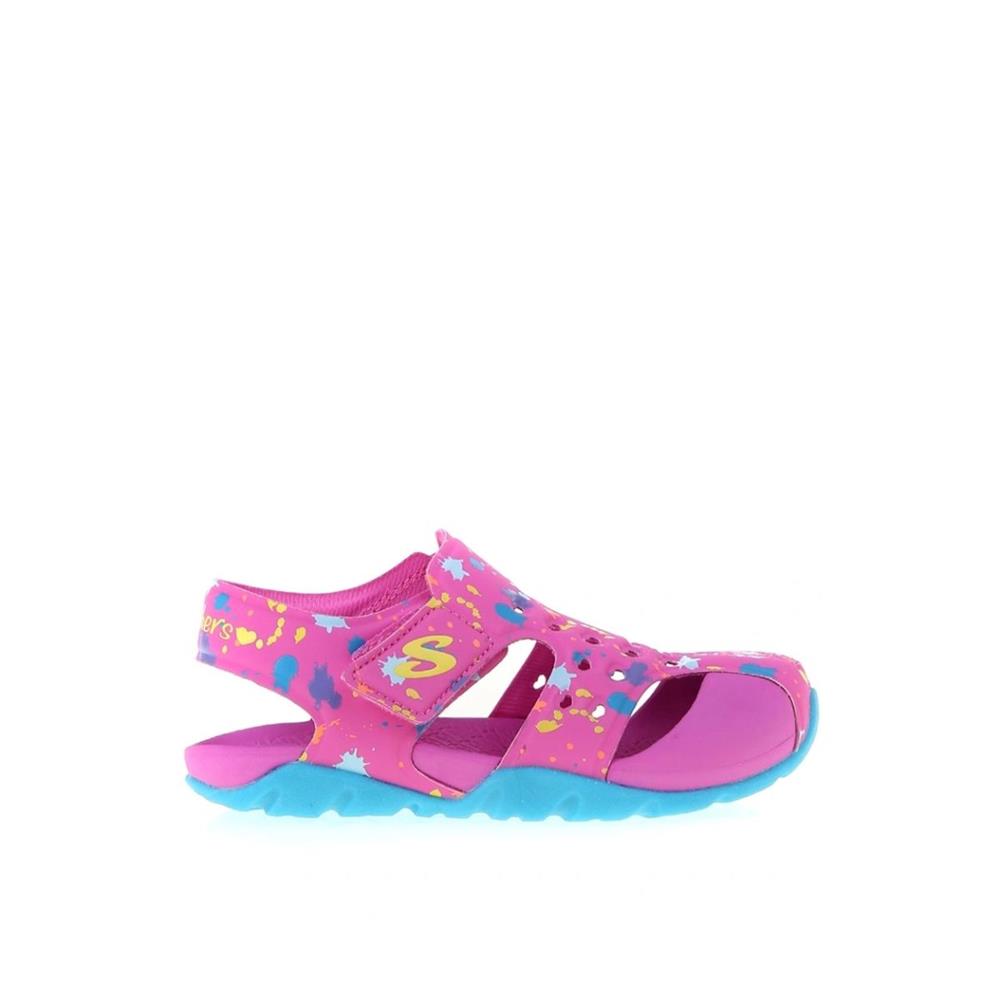 Skechers Side Wave - Lil Painter 86428L-HPTQ Pembe Sandalet