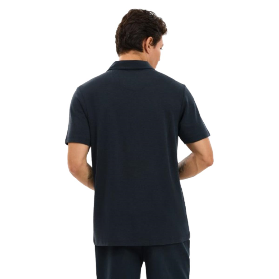 Skechers M Soft Touch Pique Polo S2610086-3817 Siyah Tişört