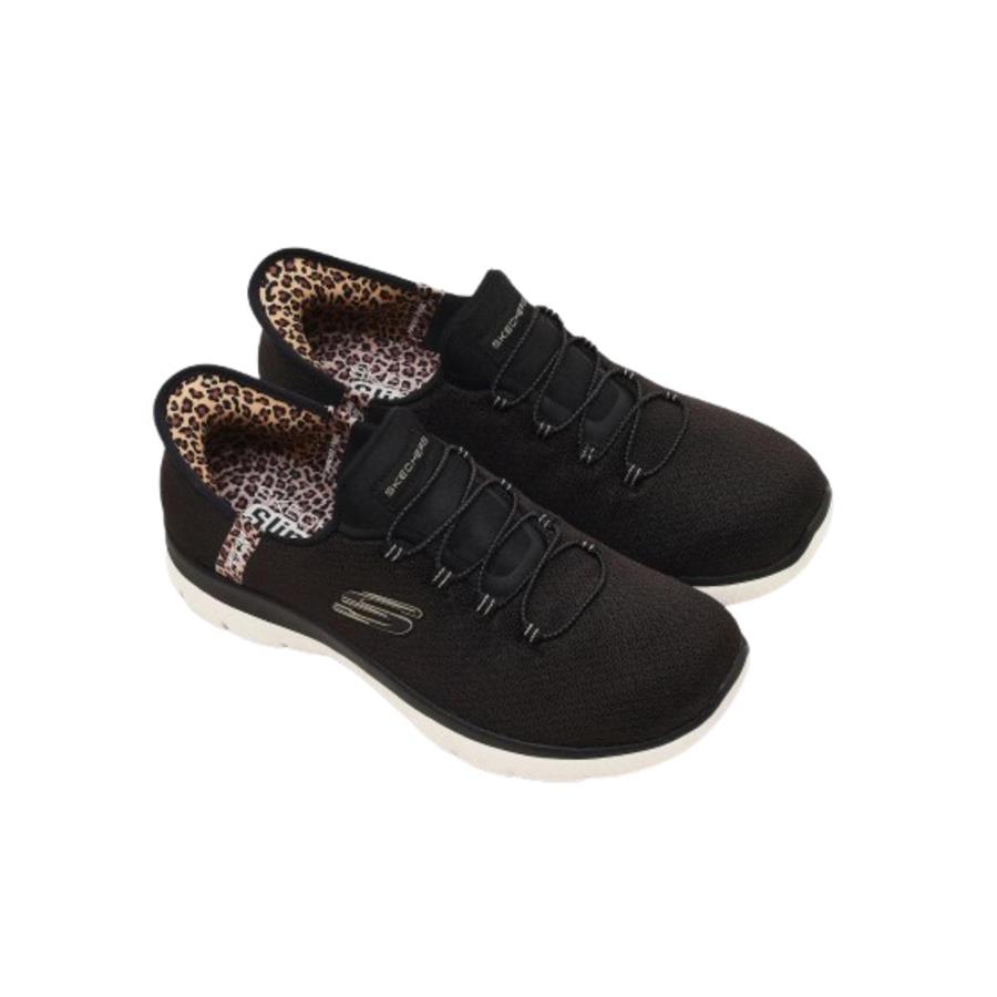 Skechers Summits Leopard Chic 150275TK-BKMT Siyah Koşu&Yürüyüş