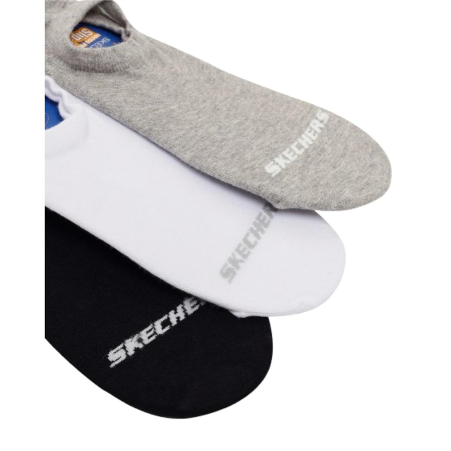 Skechers U No Show 3 Pack Socks S2520314-3474 Çok Renkli Çorap