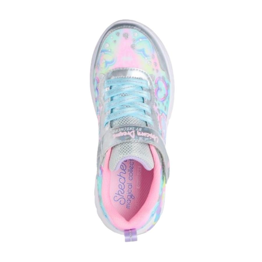 Skechers Unicorn Dreams Heart Sparkles 303063L-SMLT Gri Koşu&Yürüyüş