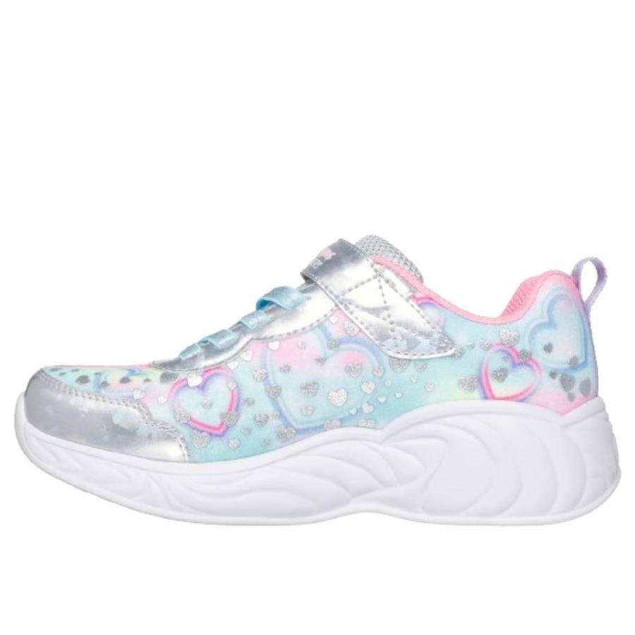 Skechers Unicorn Dreams Heart Sparkles 303063L-SMLT Gri Koşu&Yürüyüş