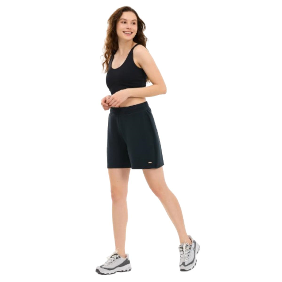 Skechers W Soft Touch Regular Sweatshort S2610036-3817 Siyah Şort