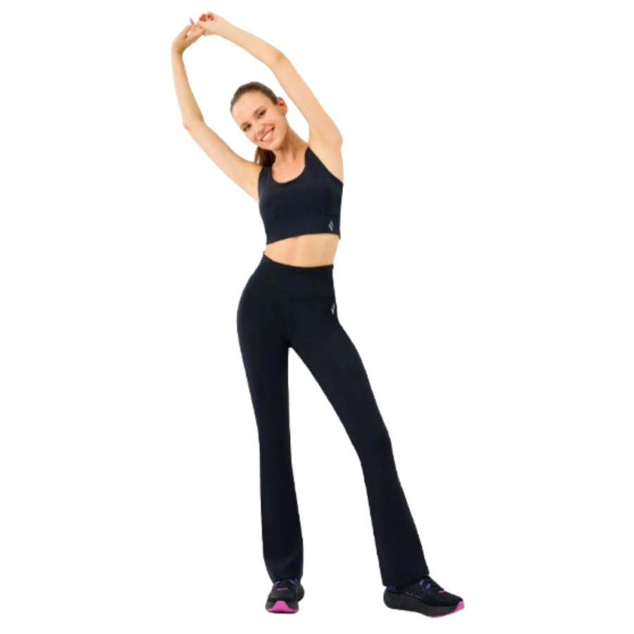Skechers W U Neck Bra S2520006-3817 Siyah Sporcu Sütyeni