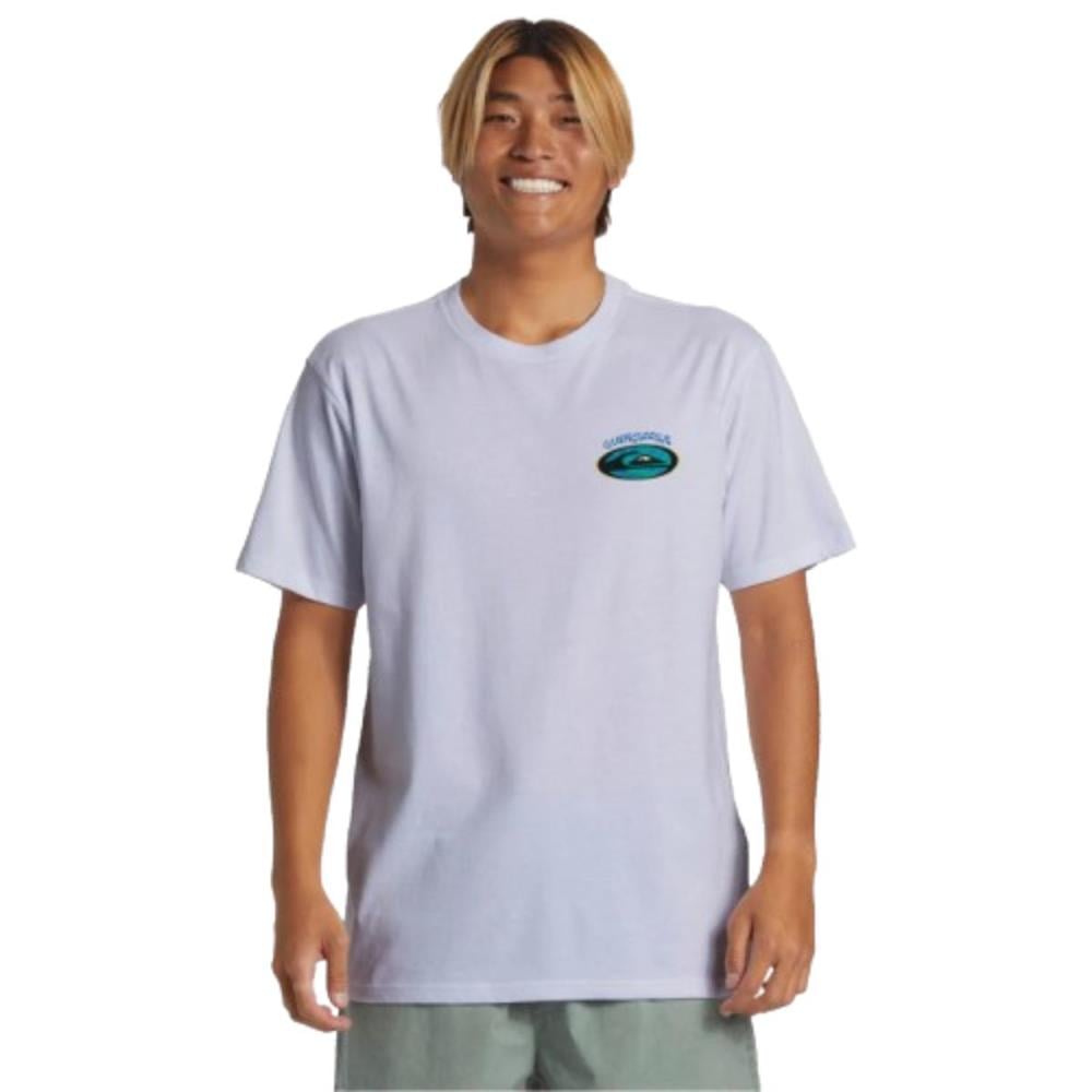 Quiksilver Stay Peaceful Moe AQYZT09541-10 Beyaz Tişört