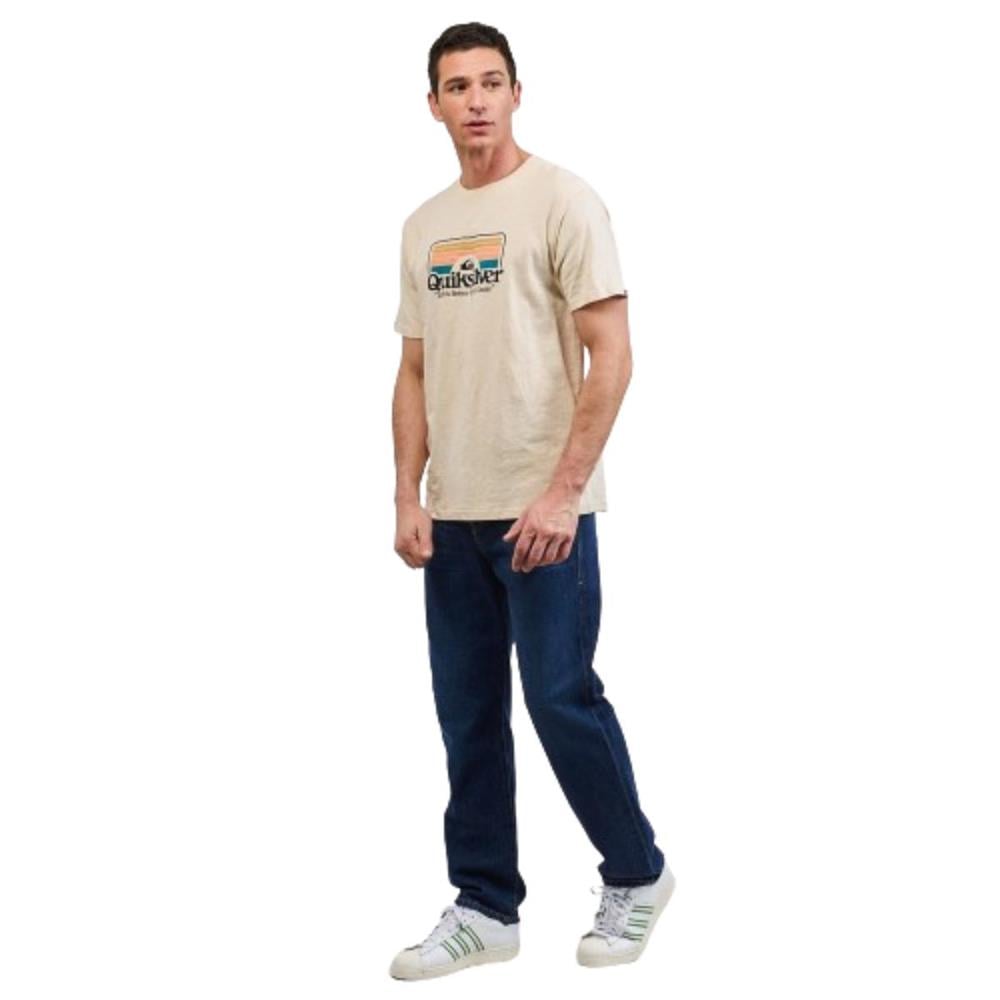 Quiksilver Step inside Ss EQYZT07678-11492 Gri Tişört