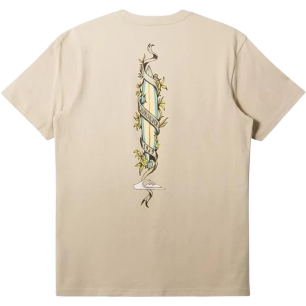 Quiksilver Step Up Mor AQYZT09563-THZ0 Bej Tişört
