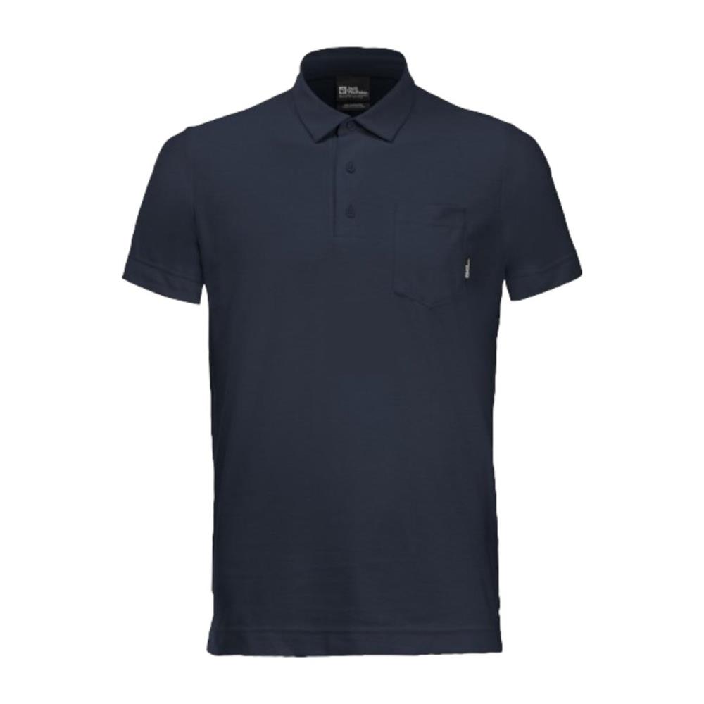 Jack Wolfskin Terral Polo M 1809711-1010 Mavi Tişört