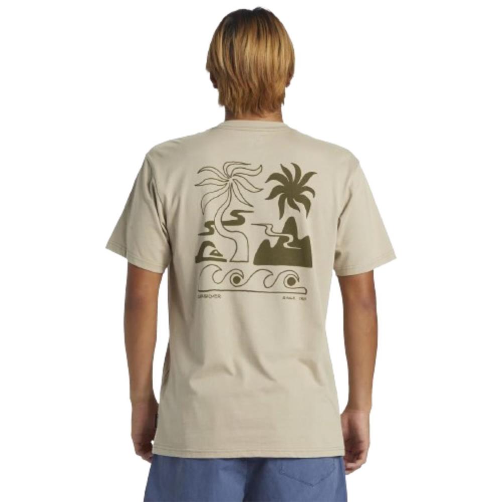 Quiksilver Tropical Breeze Mor AQYZT09562-THZ0 Bej Tişört