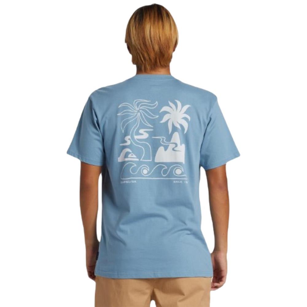 Quiksilver Tropical Breeze Mor AQYZT09562-W12 Mavi Tişört