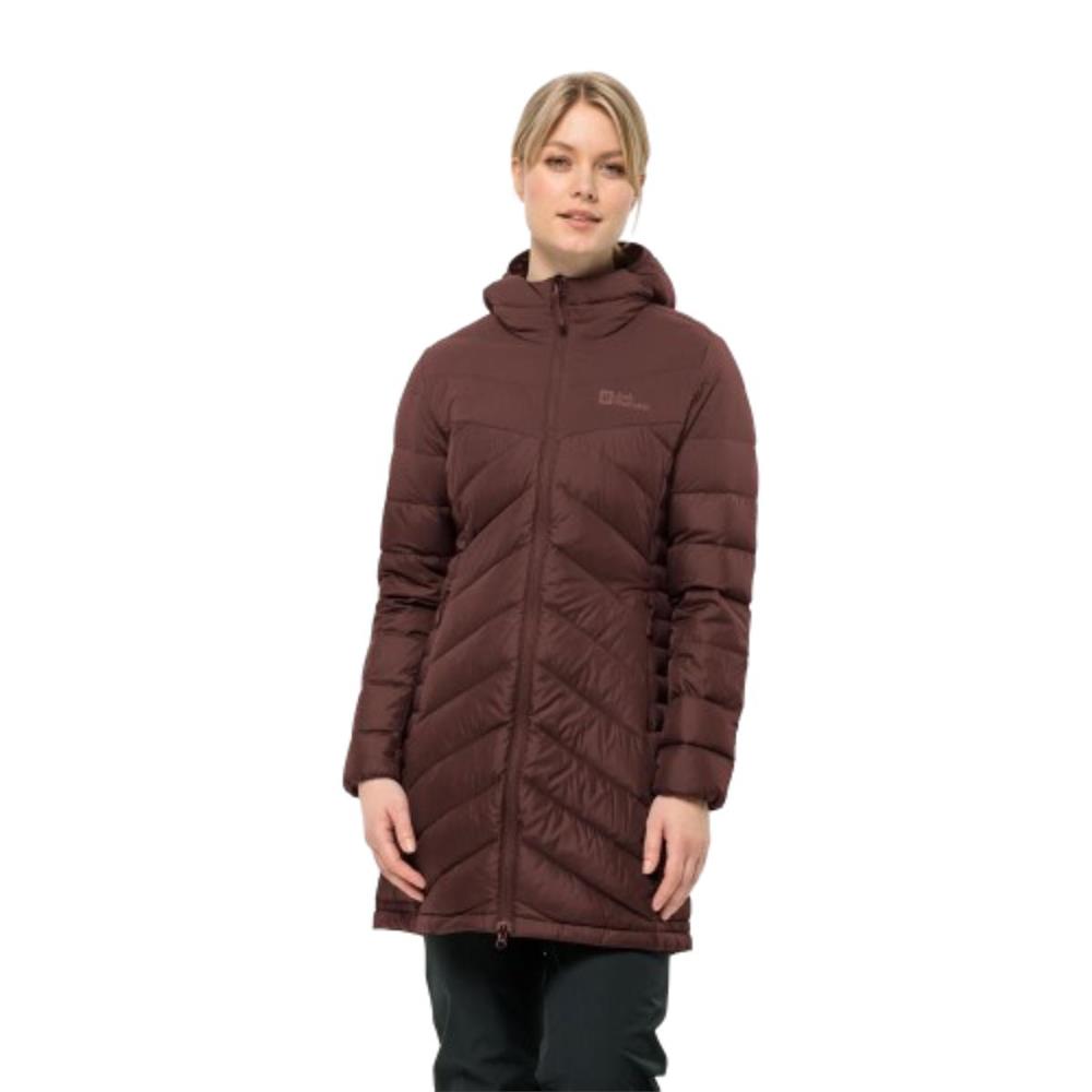 Jack Wolfskin Tundra Down Coat 1207751-2866 Bordo Mont