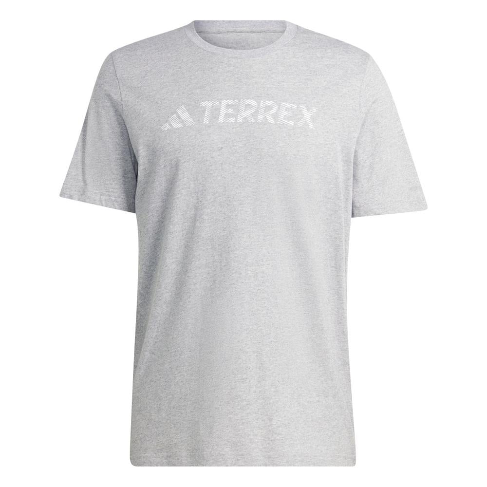 Adidas TX Logo Tee HY1695 Gri Tişört