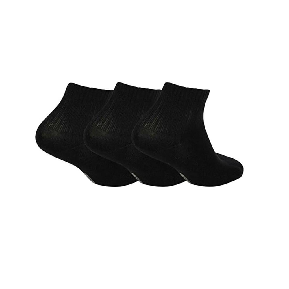 Skechers U Nopad Mid Cut 3 Pack Sock S192139-001 Siyah Çorap