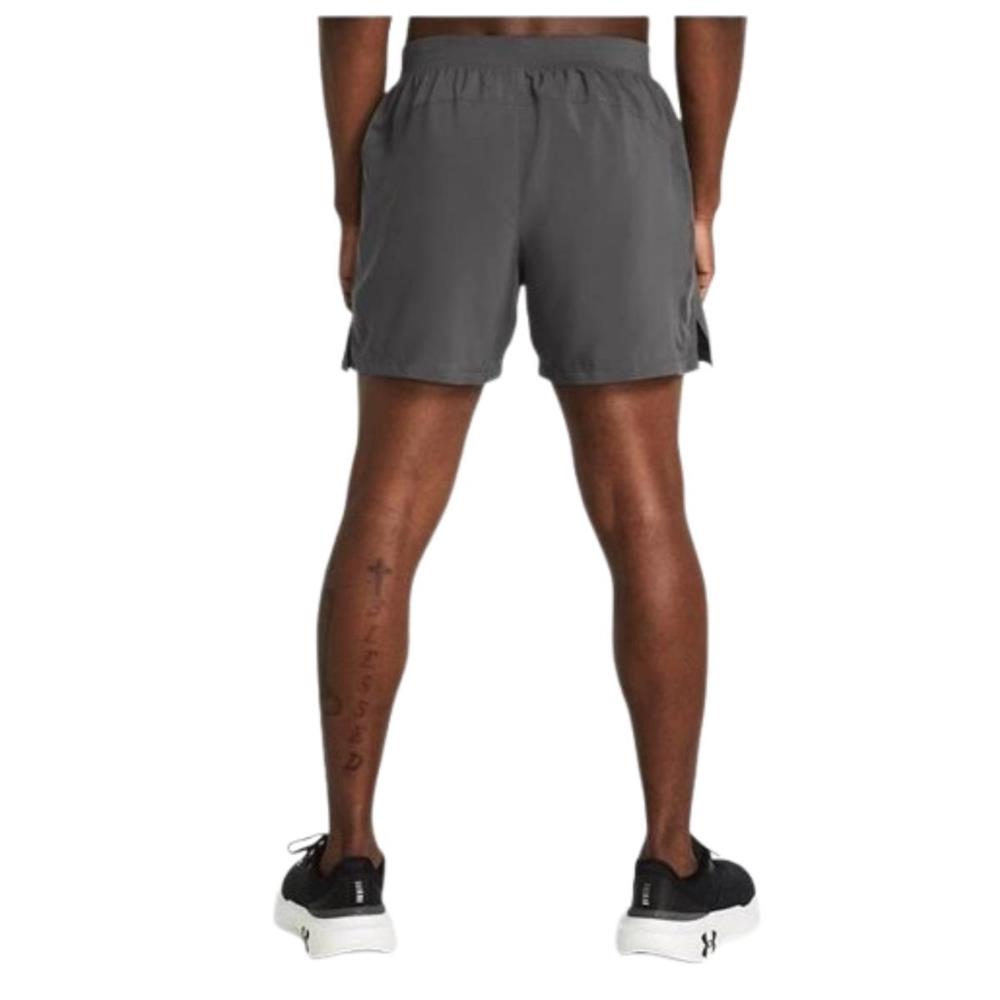 Under Armour UA Launch 5 Shorts 1382617-025 Gri Şort