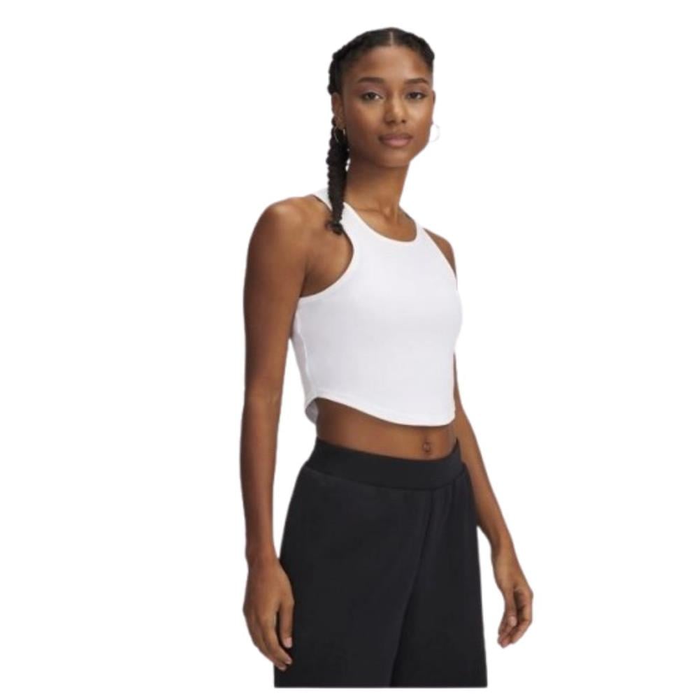 Under Armour UA Rival Rib Tank 1389798-100 Beyaz Tişört