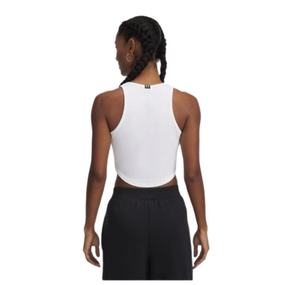 Under Armour UA Rival Rib Tank 1389798-100 Beyaz Tişört