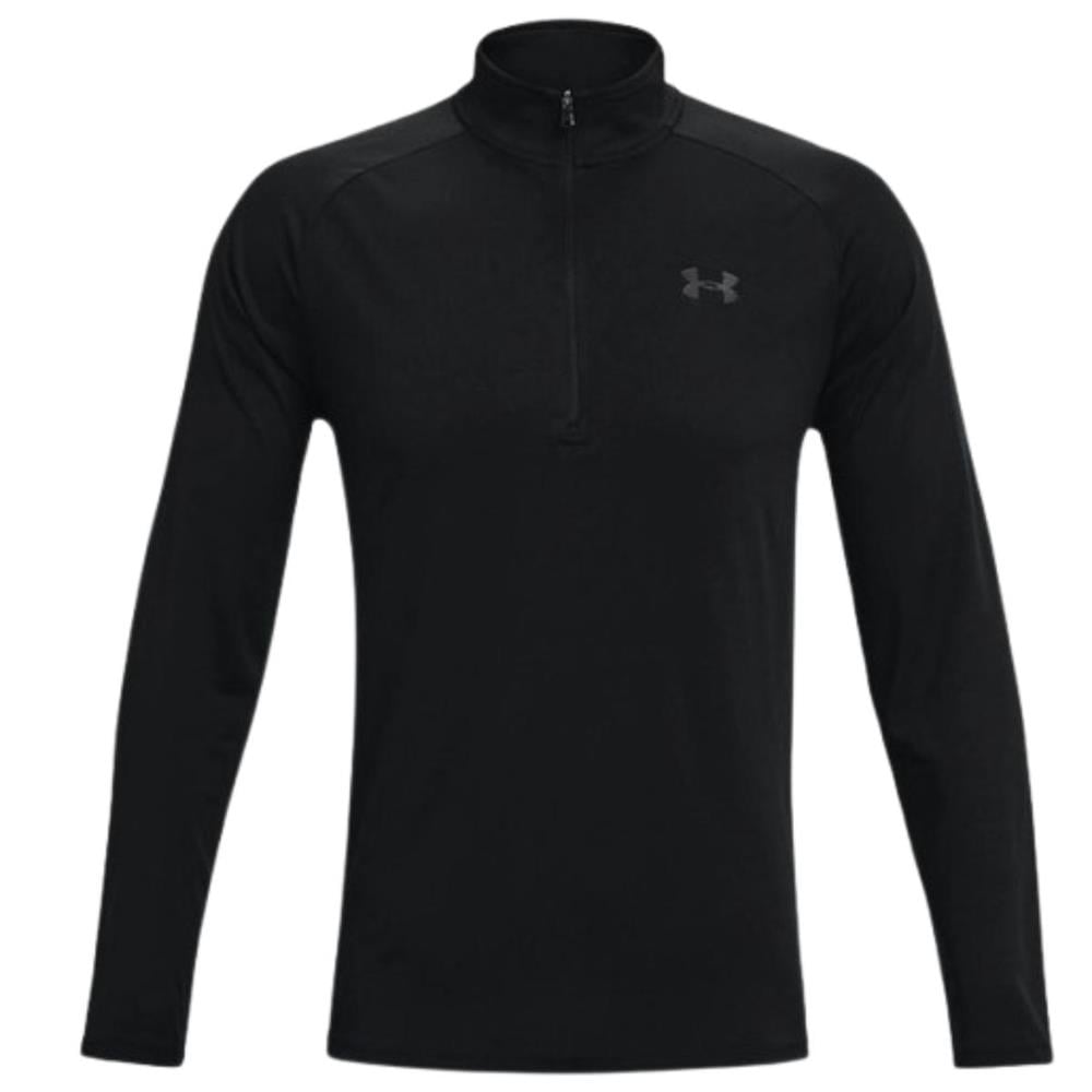 Under Armour Ua Tech 2.0 1/2 Zip 1328495-001 Siyah Tişört
