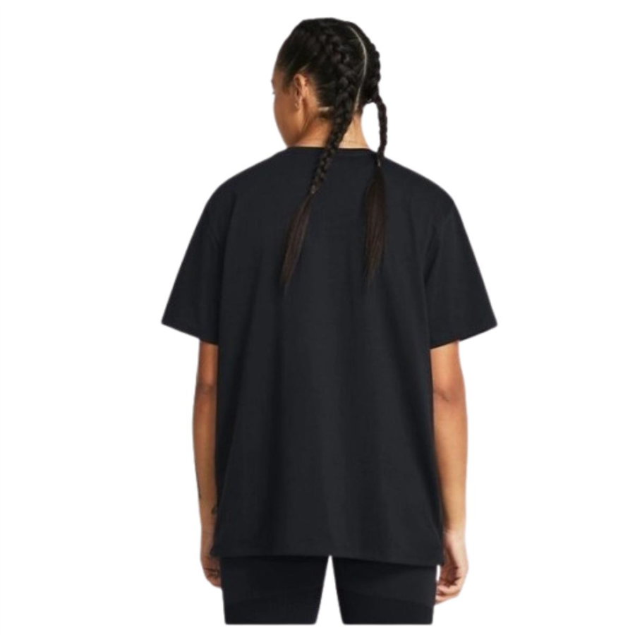 Under Armour Campus Oversize SS 1387193-001 Siyah Tişört