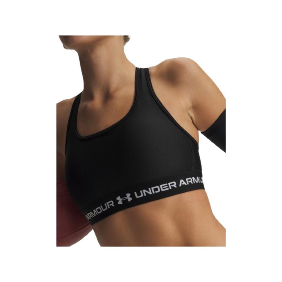 Under Armour Crossback Mid Bra 1361034-011 Siyah Sporcu Sütyeni