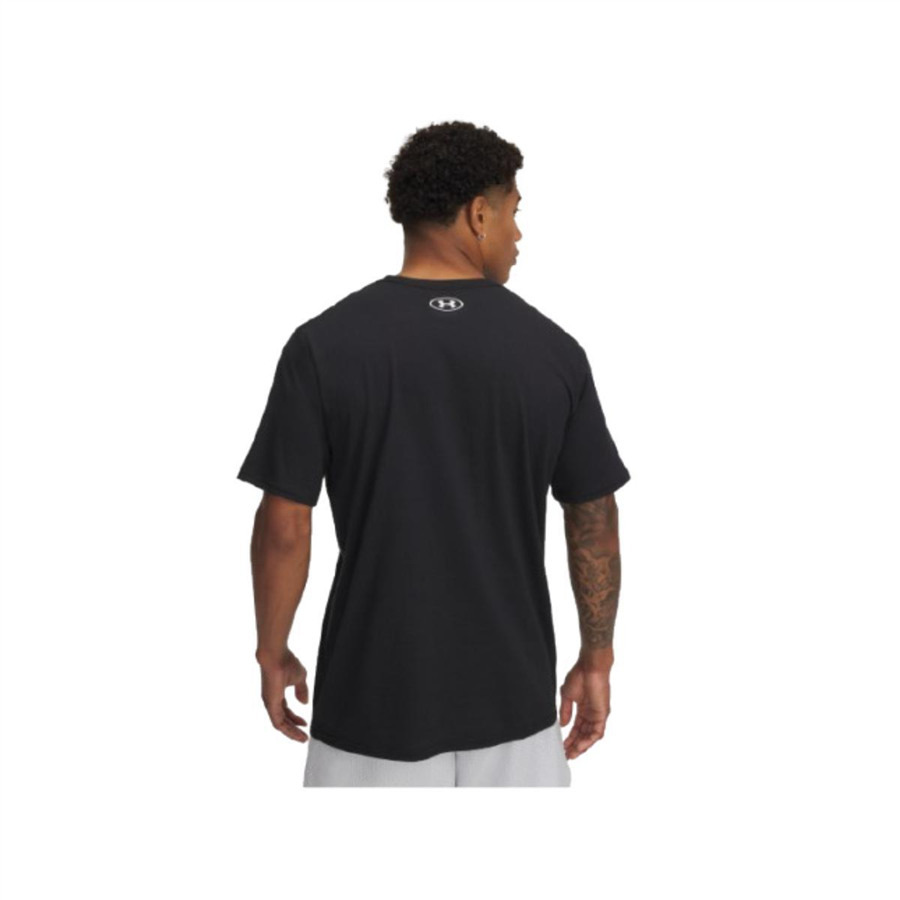 Under Armour Ua Camo Chest Strıpe SS 1376830-002 Siyah Tişört
