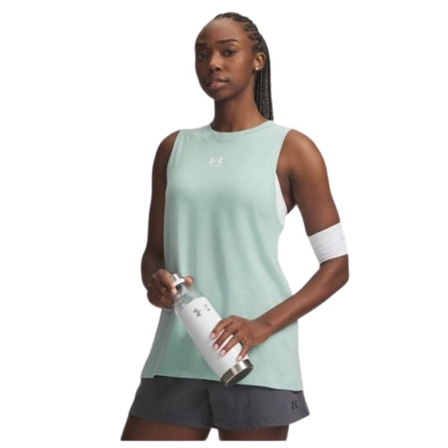 Under Armour Ua Rival Muscle Tank 1383659-477 Mavi  Tişört