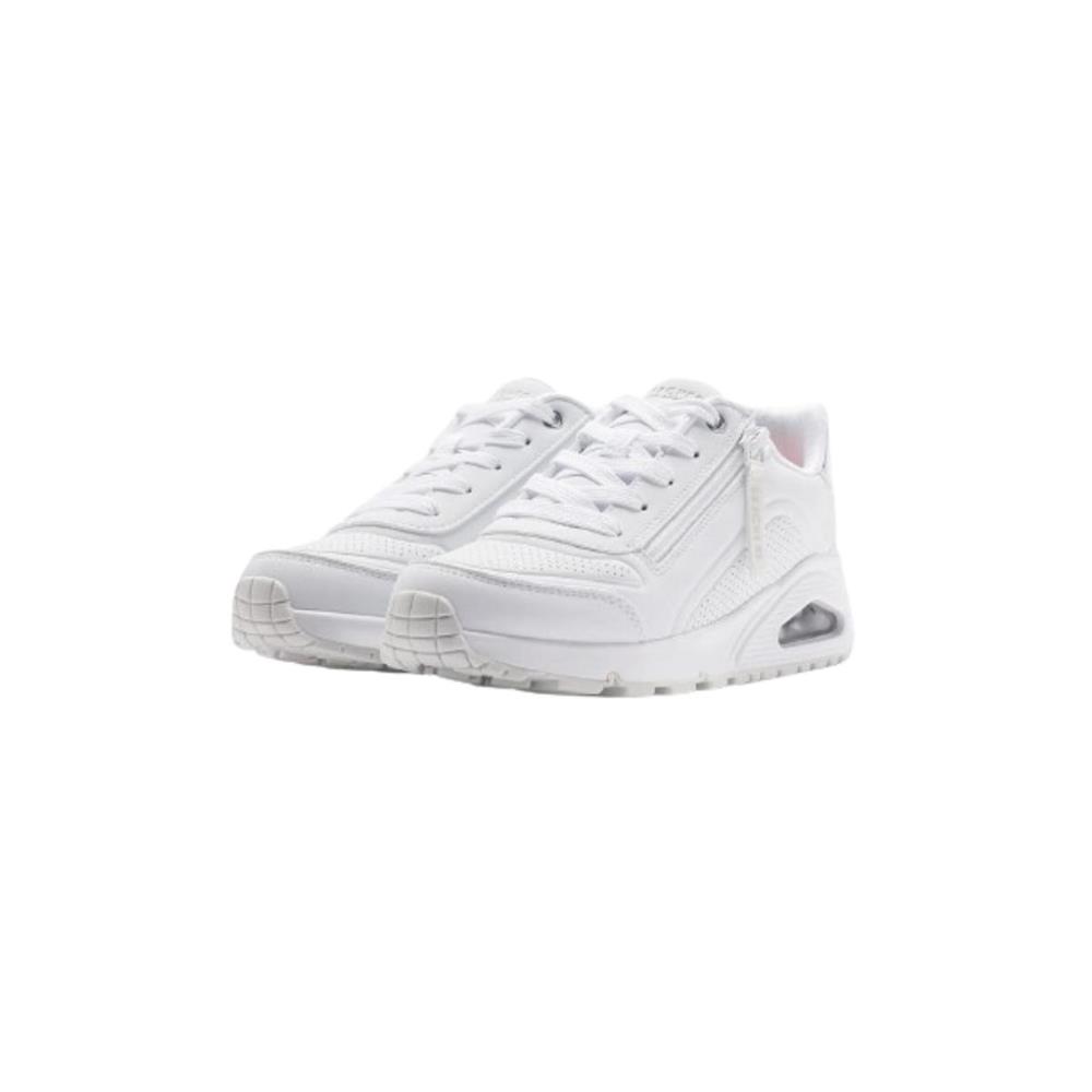 Skechers Uno Gen1 - Zip And Stride 310554L-WHT Beyaz Günlük Sneaker