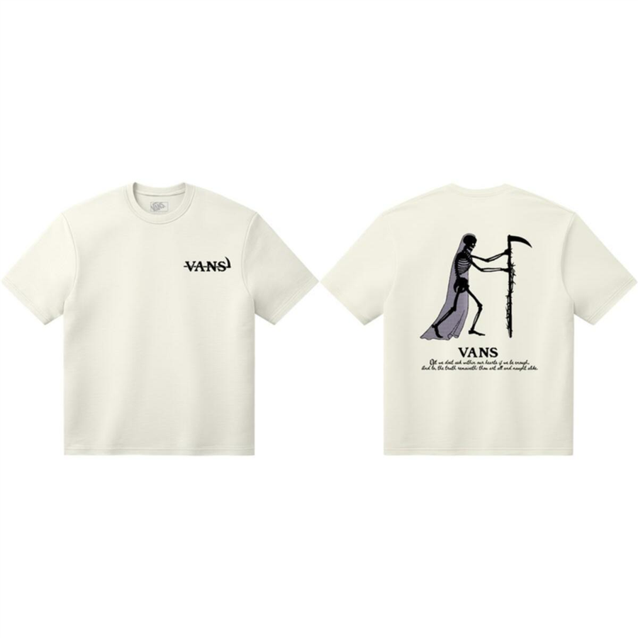 Vans All & Nought Loose SS TEE VN000VY9C9F1 Beyaz Tişört
