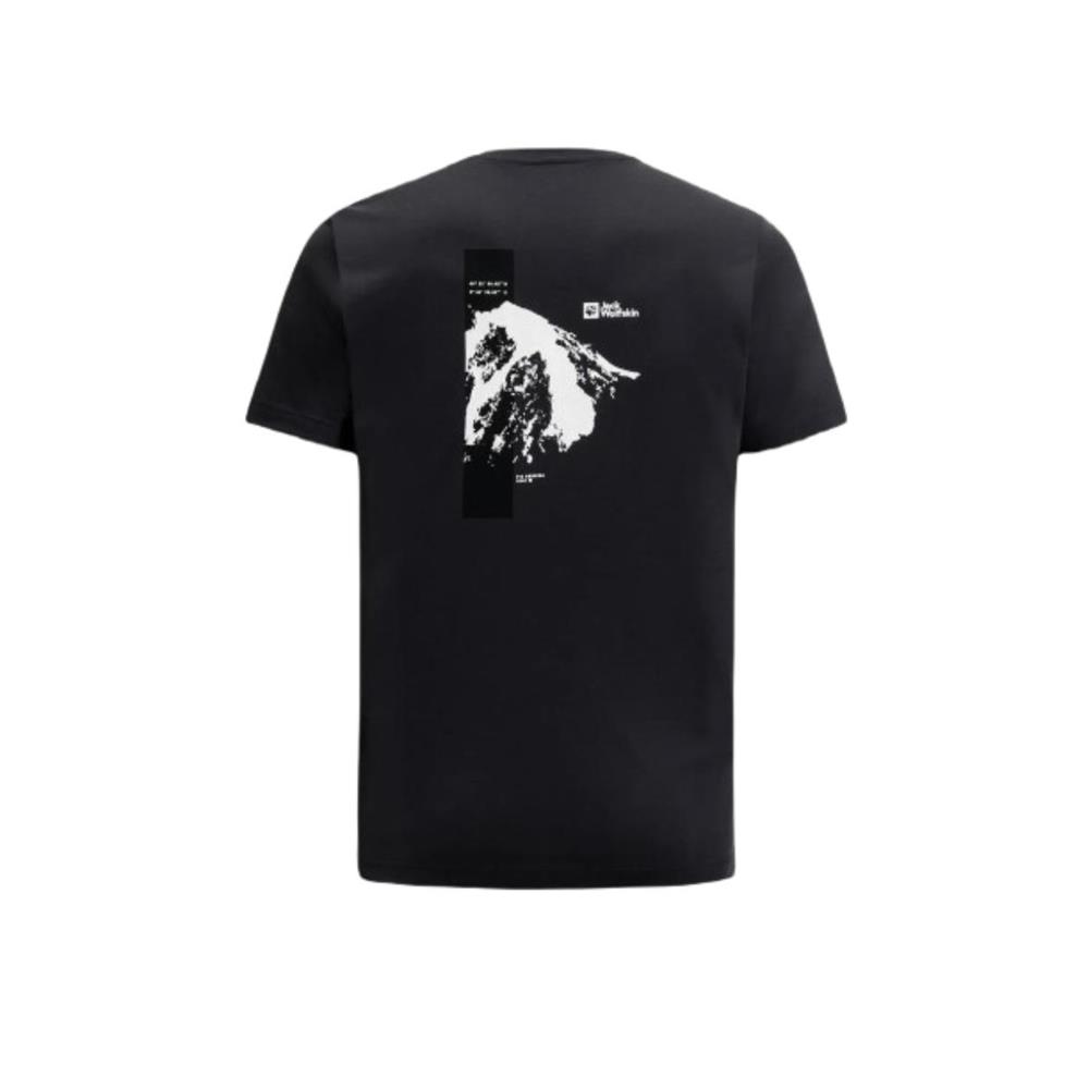 Jack Wolfskin Vonnan S/S Graphic T M 1809941TR-6350 Gri Tişört