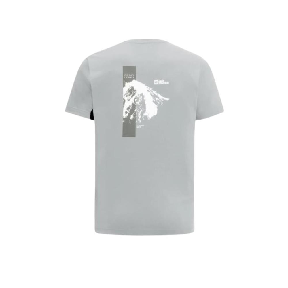 Jack Wolfskin Vonnan S/S Graphic T M 1809941TR-6709 Gri Tişört