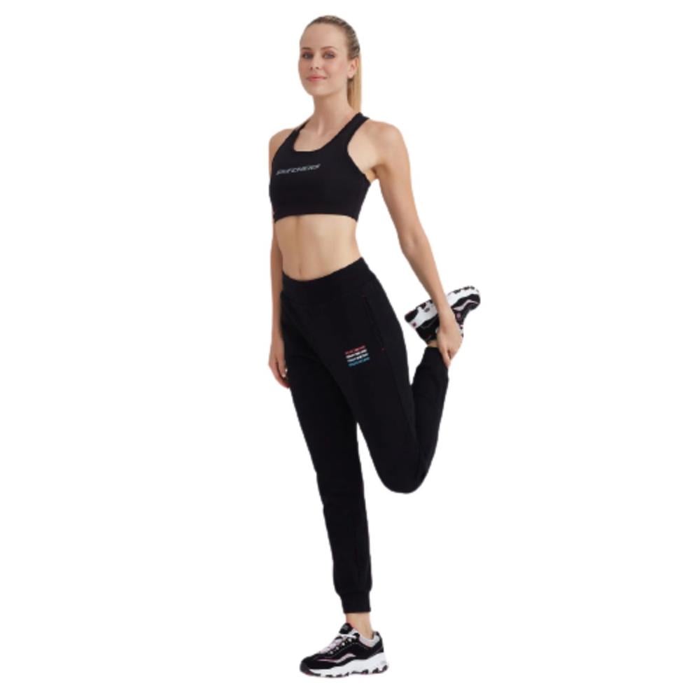 Skechers W Eesantial Jogger Sweatpant S232238-001 Siyah Eşofman Altı