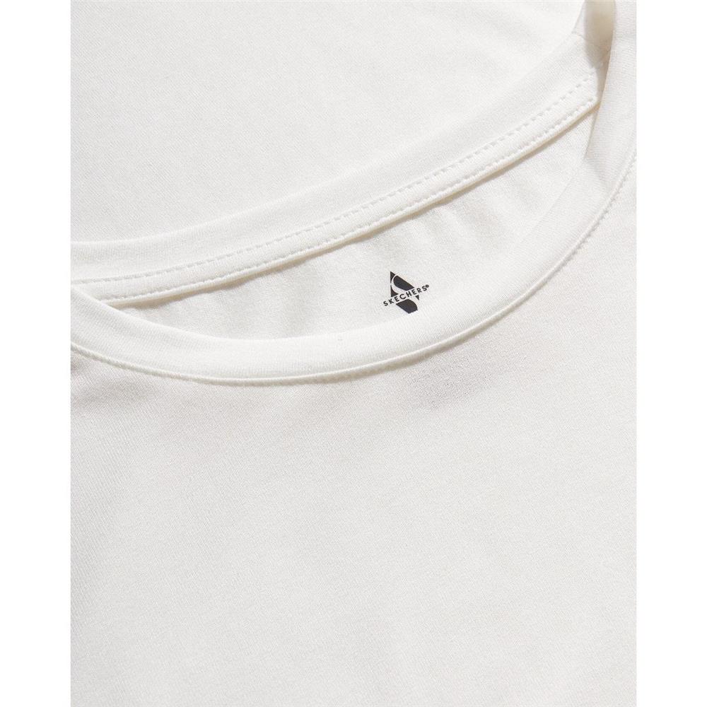 Skechers W Lounge Regular Crew Neck T-Shirt S2510327-102 Beyaz Tişört