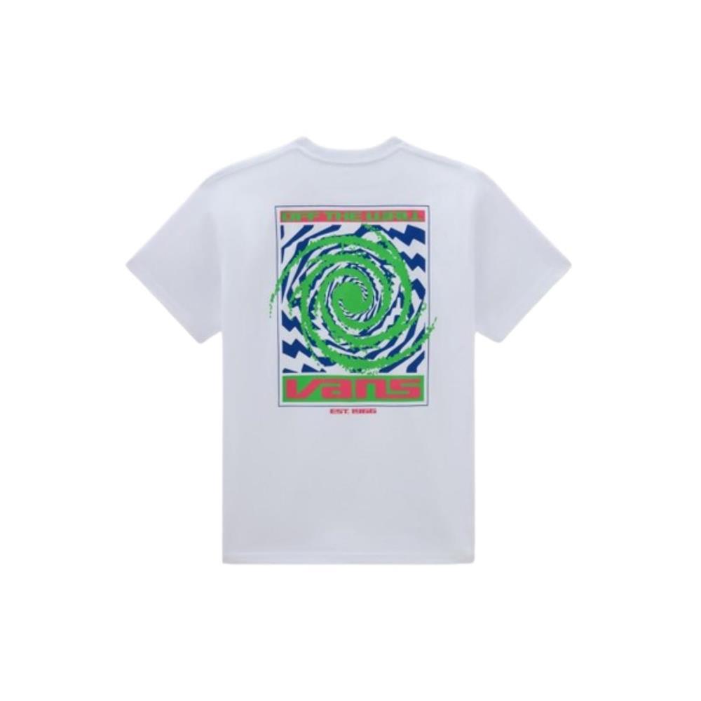 Vans Wormhole Warped Ss Tee VN000G44WHT1 Beyaz Tişört