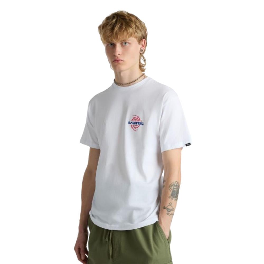 Vans Wormhole Warped Ss Tee VN000G44WHT1 Beyaz Tişört