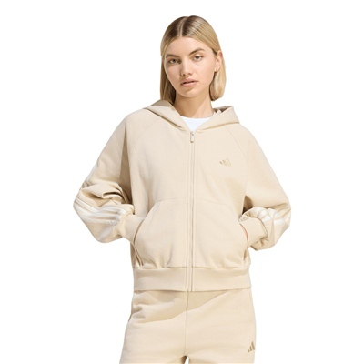 Adidas W AK 3S FZ HD KV9880 Bej Sweatshirt