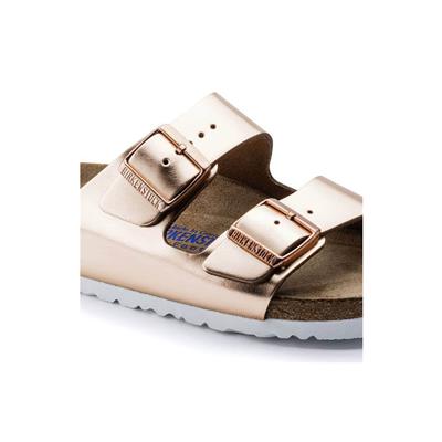 Birkenstock Arizona SFB NL Metallic 952093 Gri Sandalet&Terlik