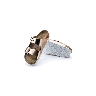 Birkenstock Arizona SFB NL Metallic 952093 Gri Sandalet&Terlik