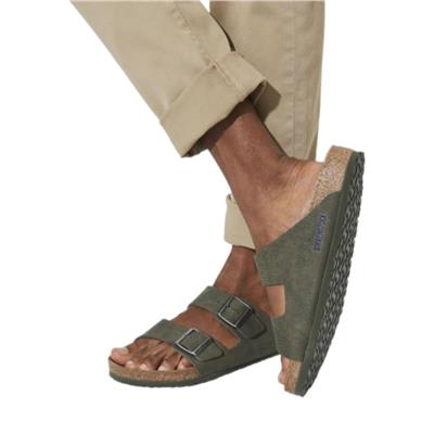 Birkenstock Arizona MF Desert Dust Vegan 1024544 Yeşil Sandalet&Terlik