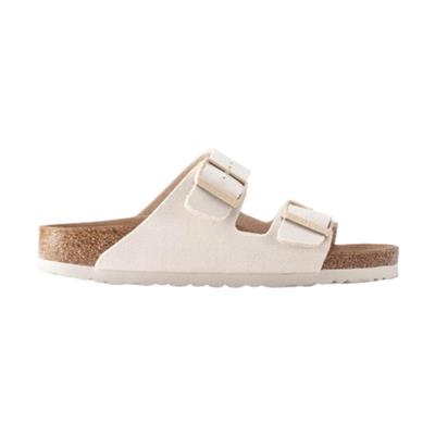 Birkenstock Arizona Tex Canvas Vegan 1022679 Beyaz Sandalet&Terlik